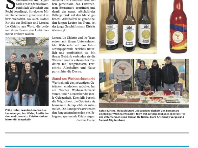 Beitrag in Bantiger Post am 03.12.2025