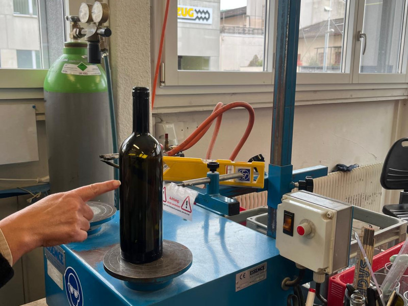 Verarbeitung der Flaschen (ConSol)