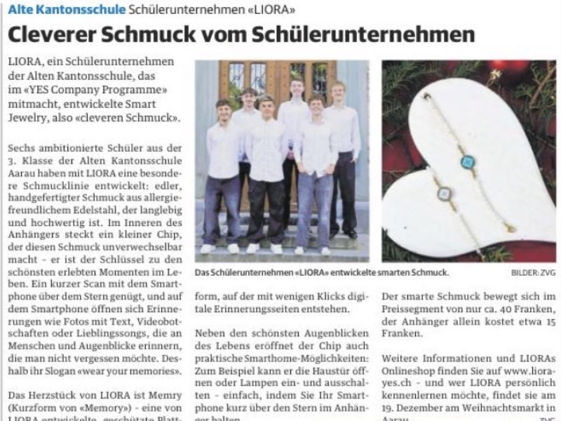 LIORA im Landanzeiger