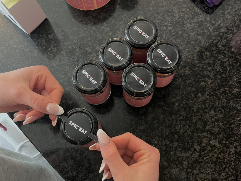 Spic'eat lors de l'étiquettage