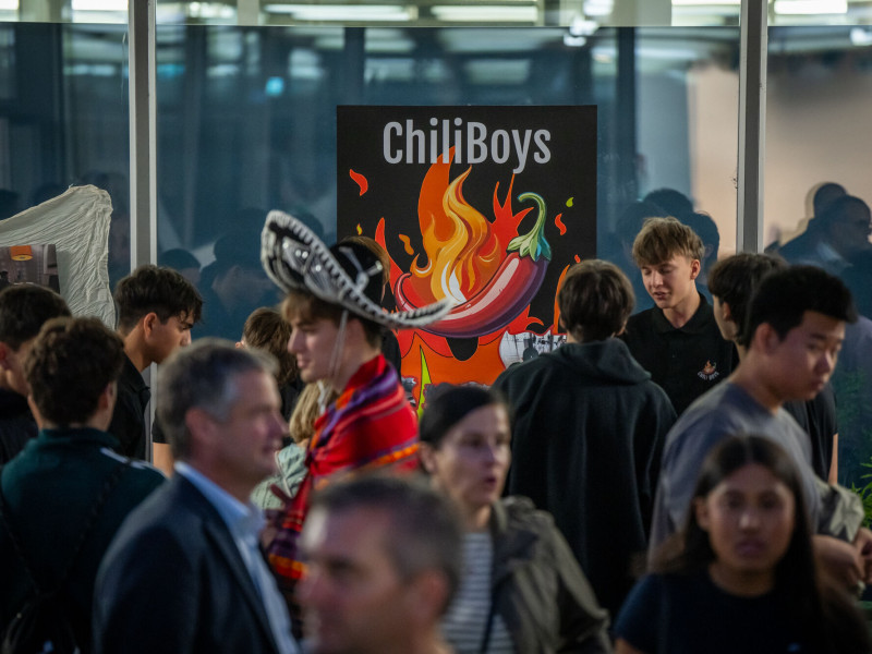 Stand an der Eröffnungsveranstaltung